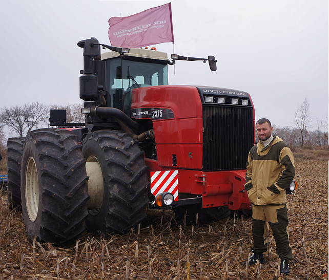 Демонстрационный показ трактора RSM 2375 в республике Северная Осетия Алания.